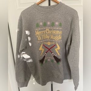 Hogwarts Harry Potter Die Hard themed Christmas sweater unisex